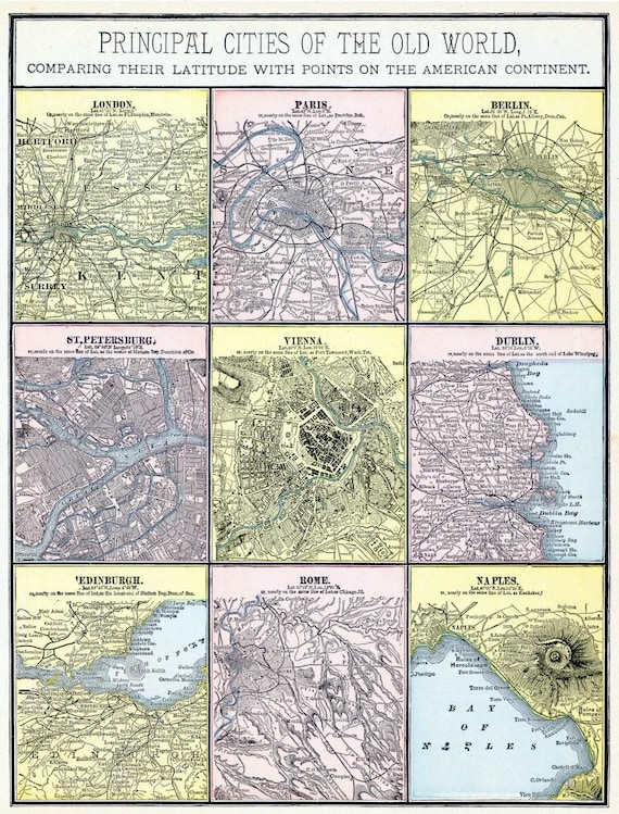 古地図　Harrods 古地図Harrods