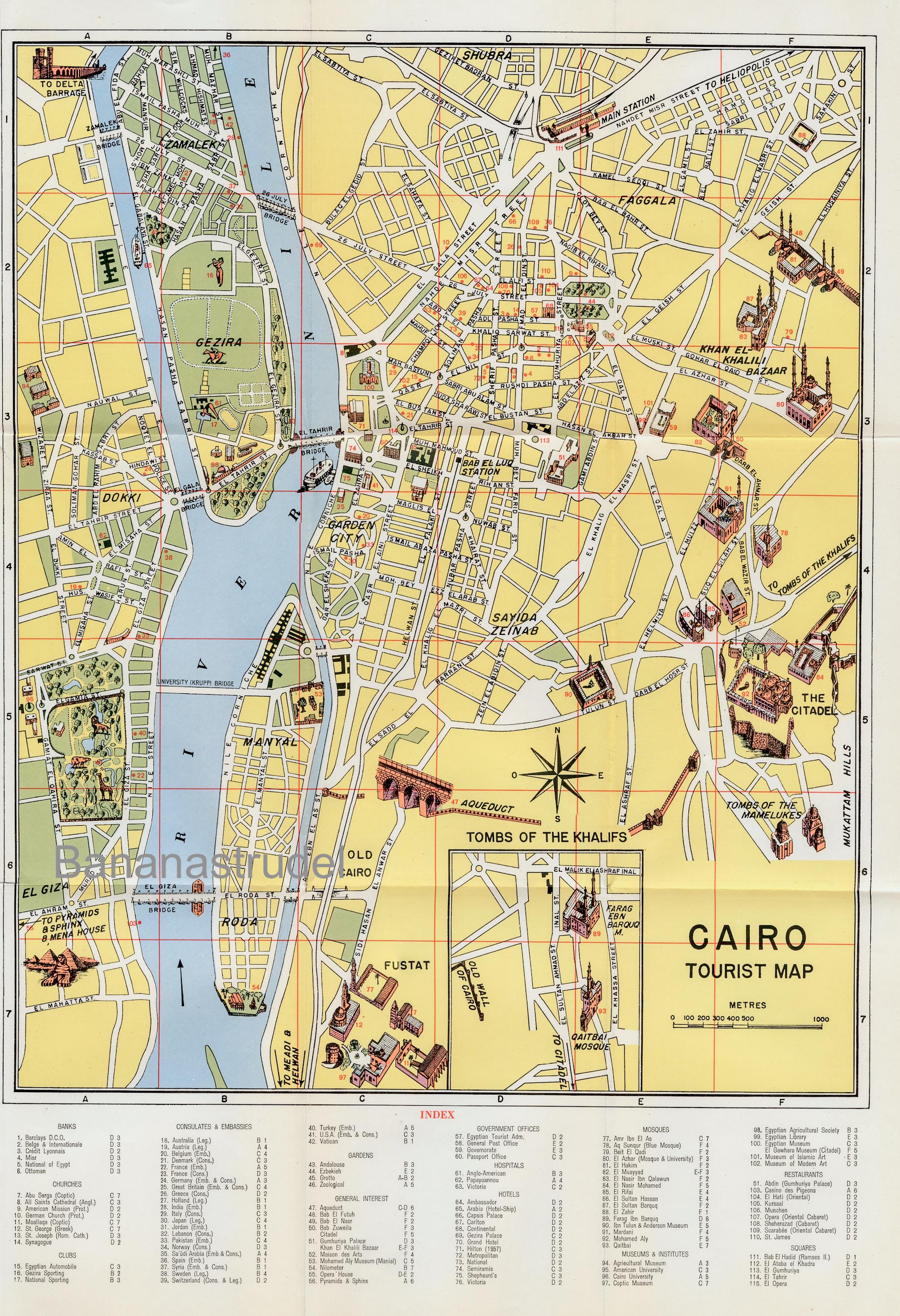 Cairo sightseeing map | Mattgrangerphotography.com