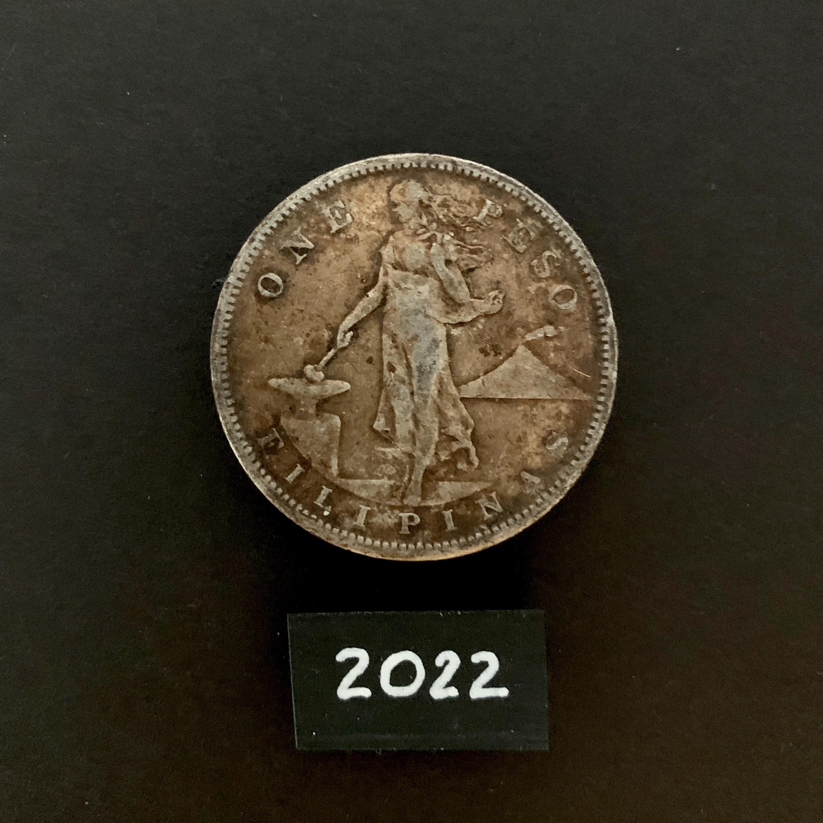 1907年 フィリピン 銀貨 1ペソ 2022 KM172 - Etsy 日本