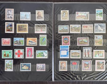1988 Austrian Commemorative Postage Stamps - Post Office Issue - Complete Set - MNH - mint condition - 35 stamps