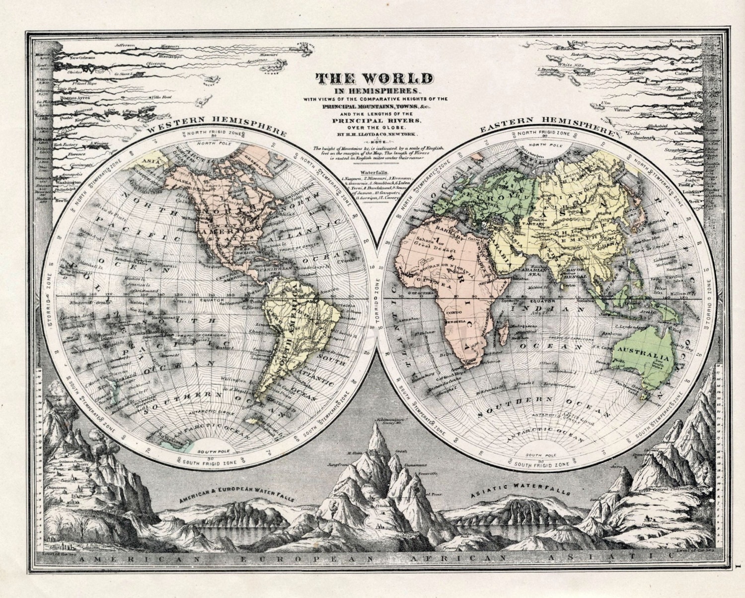 1779年製 アンティーク 世界 地図 本物 17世紀】アンティーク地図ポスター[A NEW AND ACCVRAT MAP OF