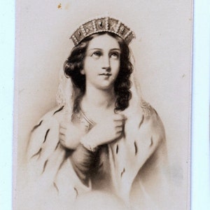 1860s - 1870s Antique CDV Photograph. Constance