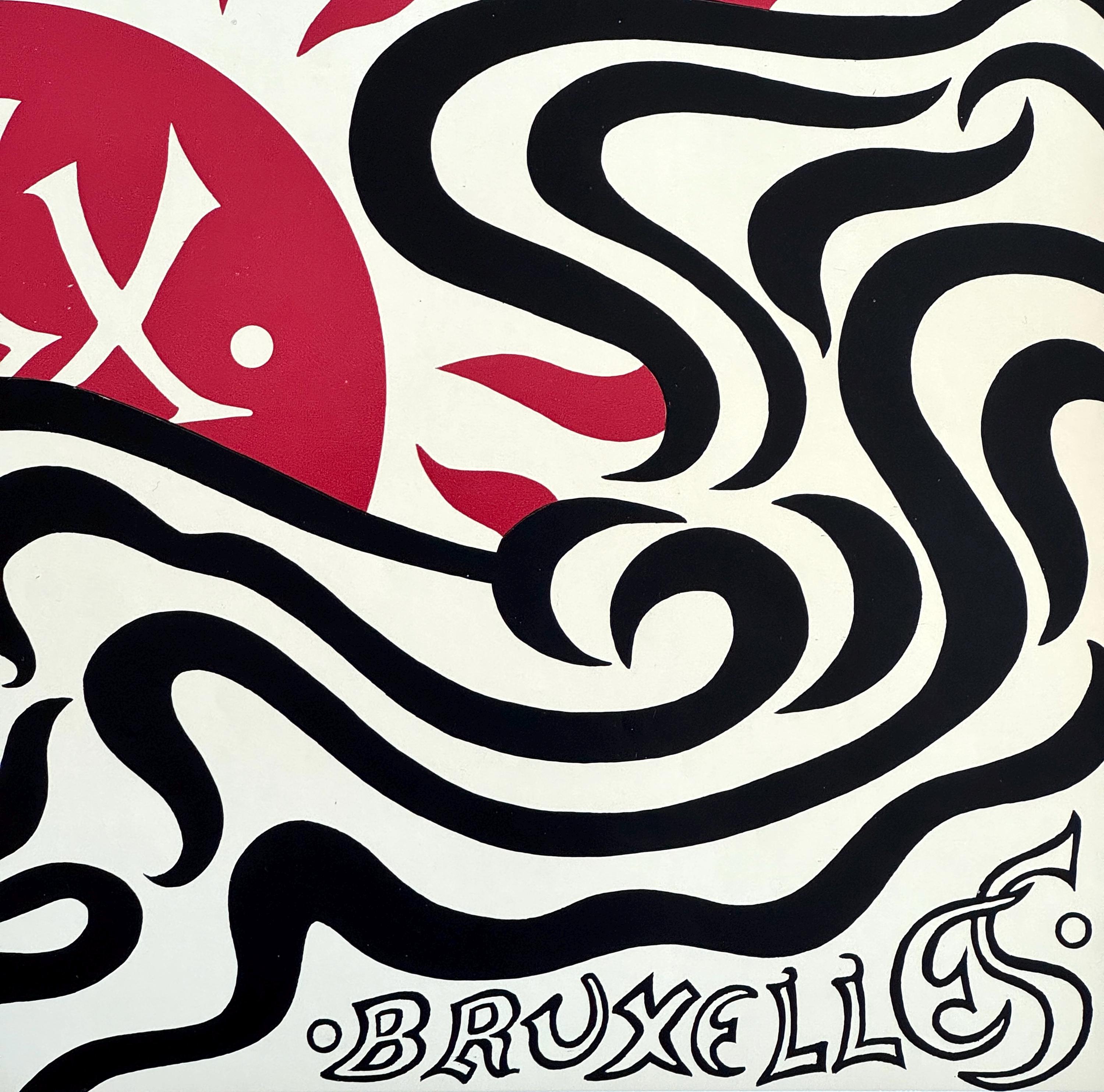 1962 Original Vintage Poster for Les XX Belgian Art Group - Art