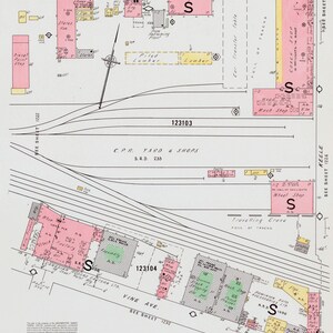 1964 Vintage Map of Etobicoke - Toronto - Junction Road - Cawthra - Mulock - Old Weston Road - Map 1223-1224