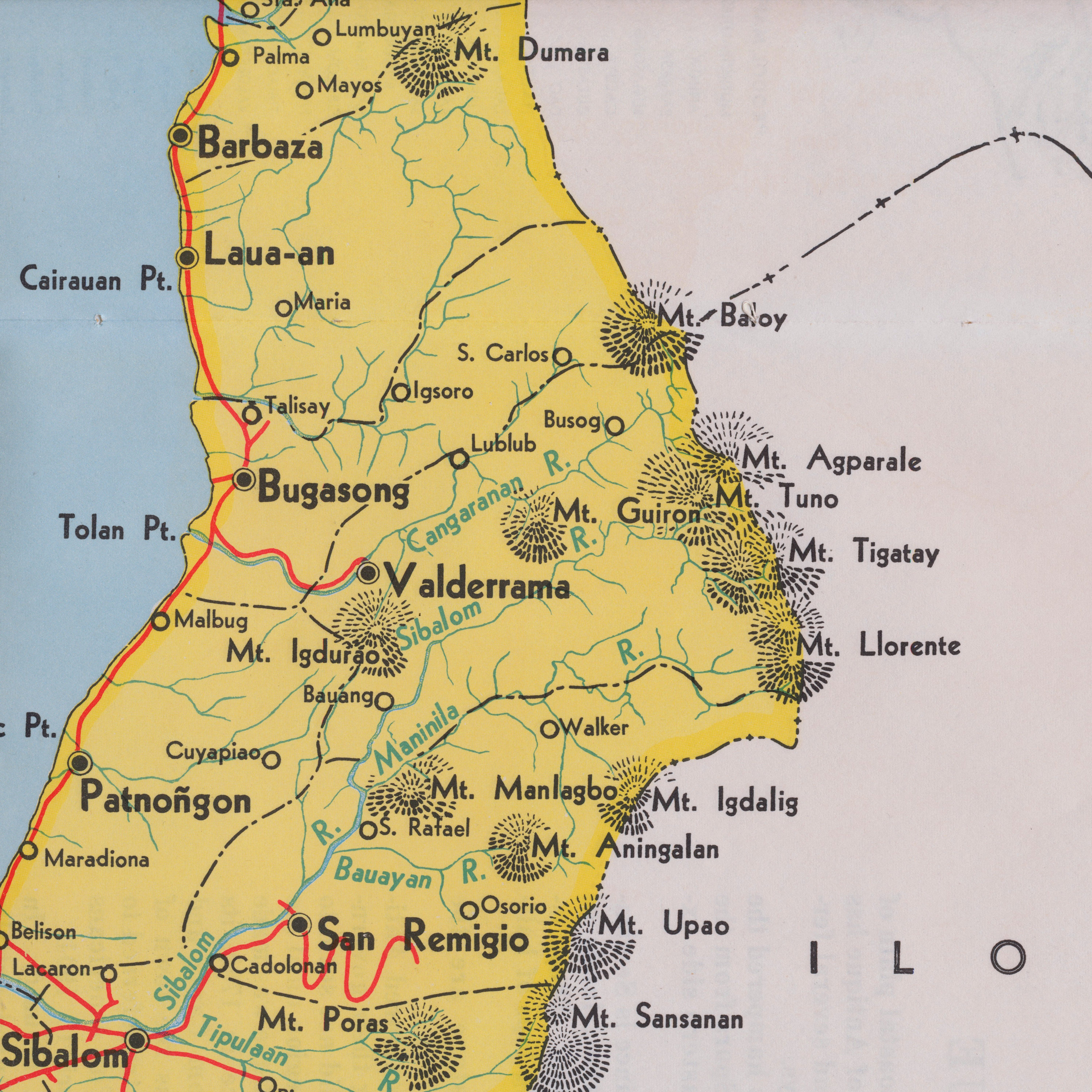 1959 Large Rare Vintage Map of Antique Province the Etsy Canada