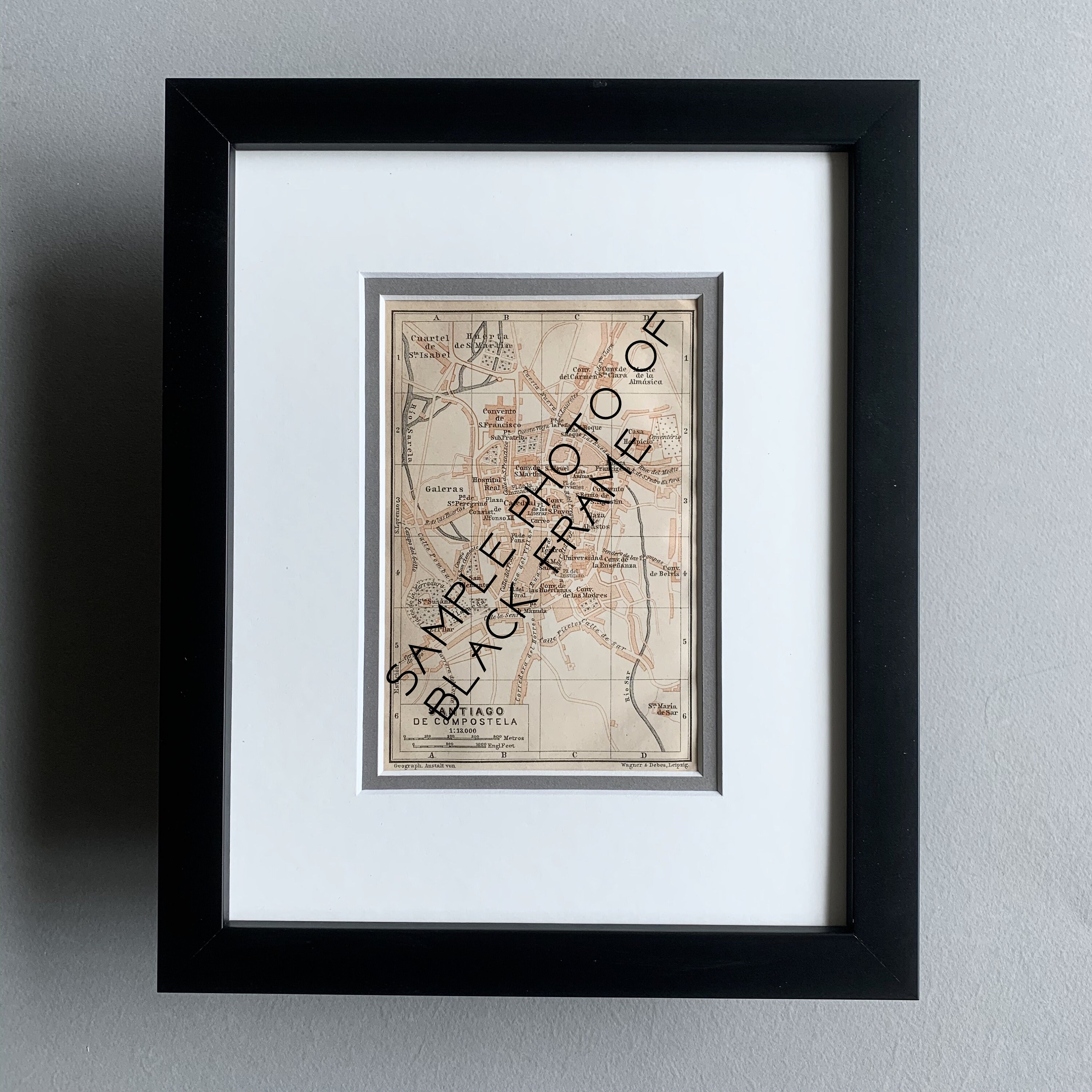 ANGALIA MAPS アンティーク銅版画 1832年 額縁なども当時の物 Antique Map of the Holy Land by: Ortelius 1590-92