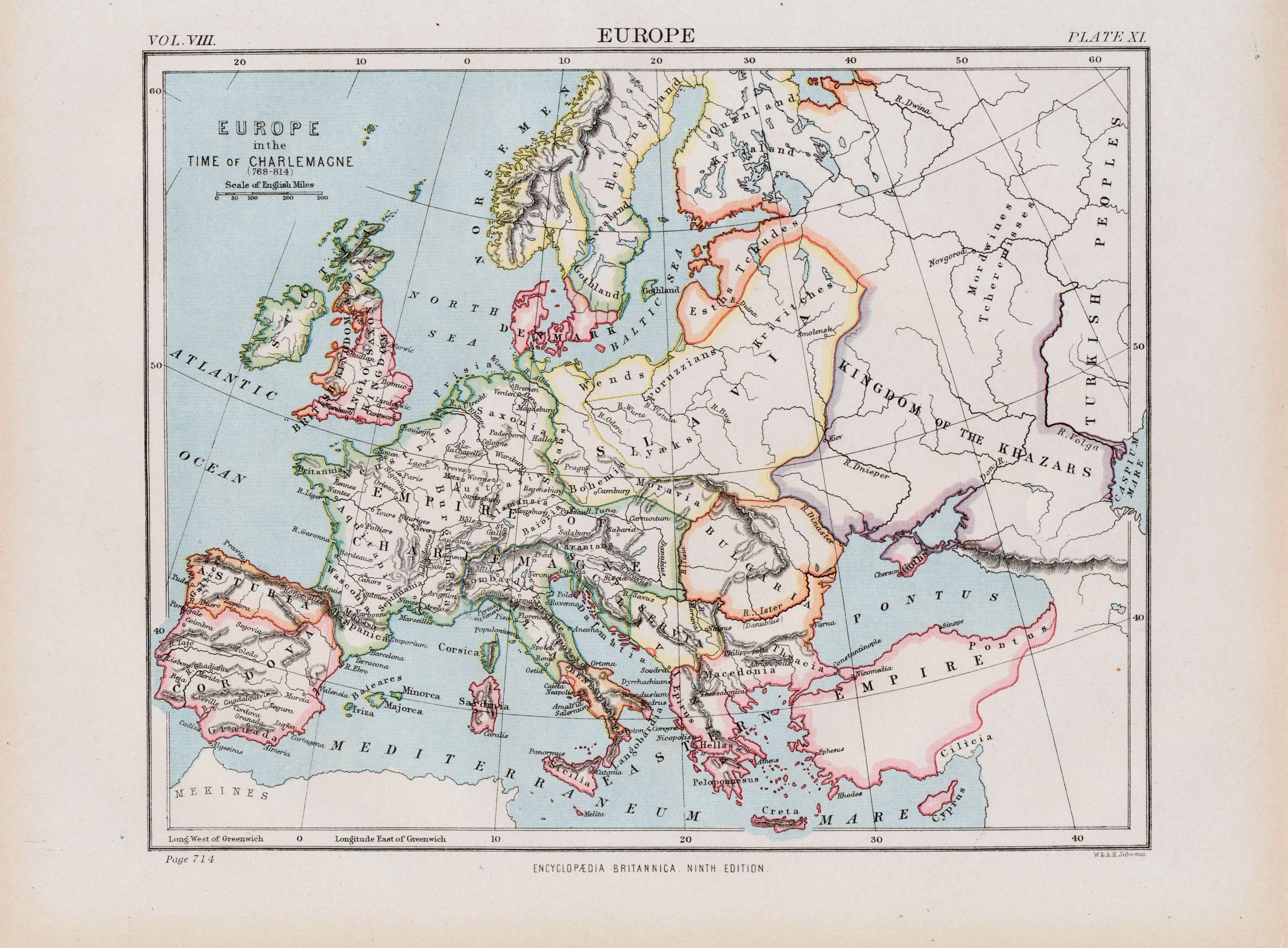 ヨーロッパ自遊自在　古地図 ヨーロッパ自遊自在 古地図 ヨーロッパ自遊自在 古地図 1936