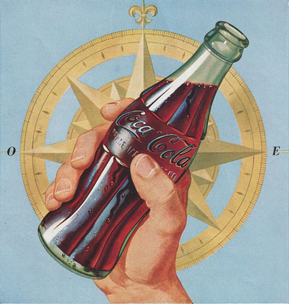 ビンテージ コカコーラ広告 - レトロ 1955 年イタリア広告 - Etsy 日本