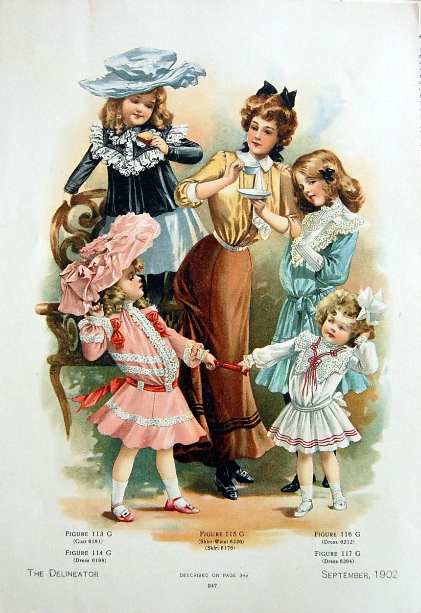 1900 fashion children - Etsy 日本 1900 fashion children - Etsy 日本