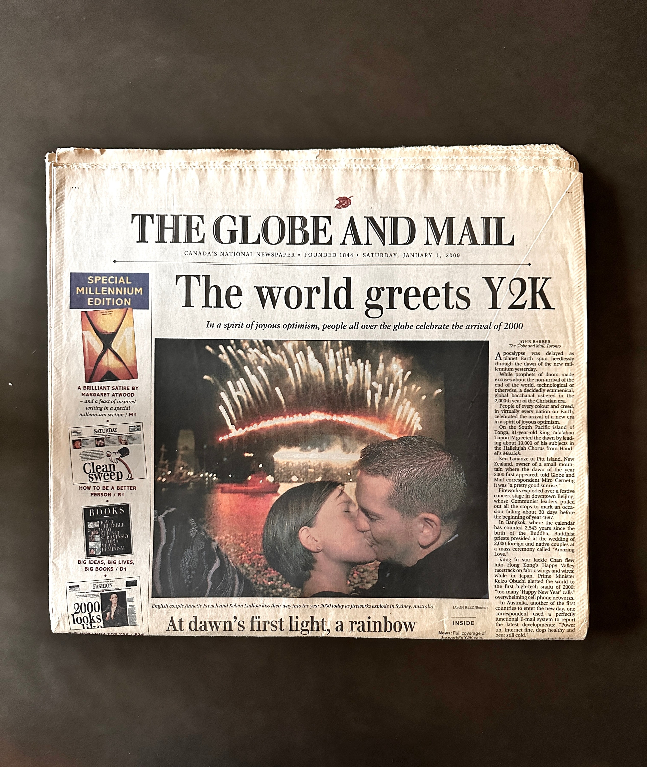 January 1, 2000 Globe and Mail Newspaper Special Millennium