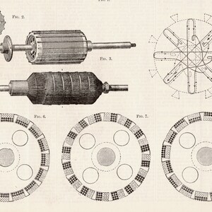 Antique Print of the Weston System of Electric Lighting - 1882 Engineering Drawing - November 24, 1882 - page 499