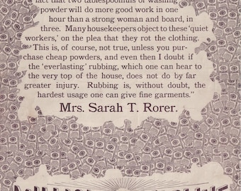 1898 Antique Advertisement - Pearline Washing Compound - Detergent Ad