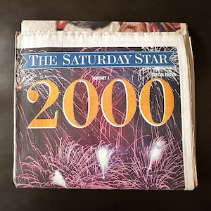 2000年1月1日 トロントスター新聞 ミレニアム特別版 未使用 / 全セクションを含む