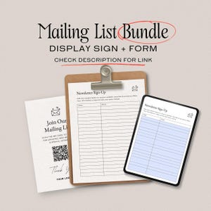 Plantilla de código QR de Canva: Pantalla de suscripción a listas de correo para mercados y eventos emergentes (Plantilla de Canva editable + PDF imprimible) 009 imagen 6