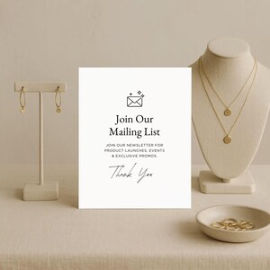 Plantilla de código QR de Canva: Pantalla de suscripción a listas de correo para mercados y eventos emergentes (Plantilla de Canva editable + PDF imprimible) 009 imagen 2