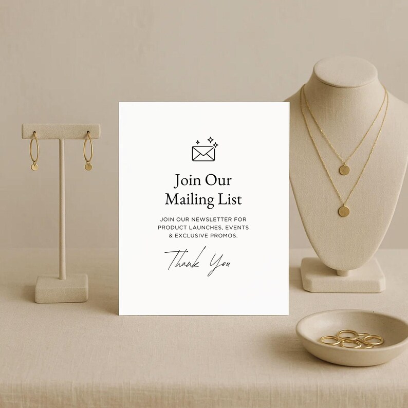 Plantilla de código QR de Canva: Pantalla de suscripción a listas de correo para mercados y eventos emergentes (Plantilla de Canva editable + PDF imprimible) 009 imagen 2