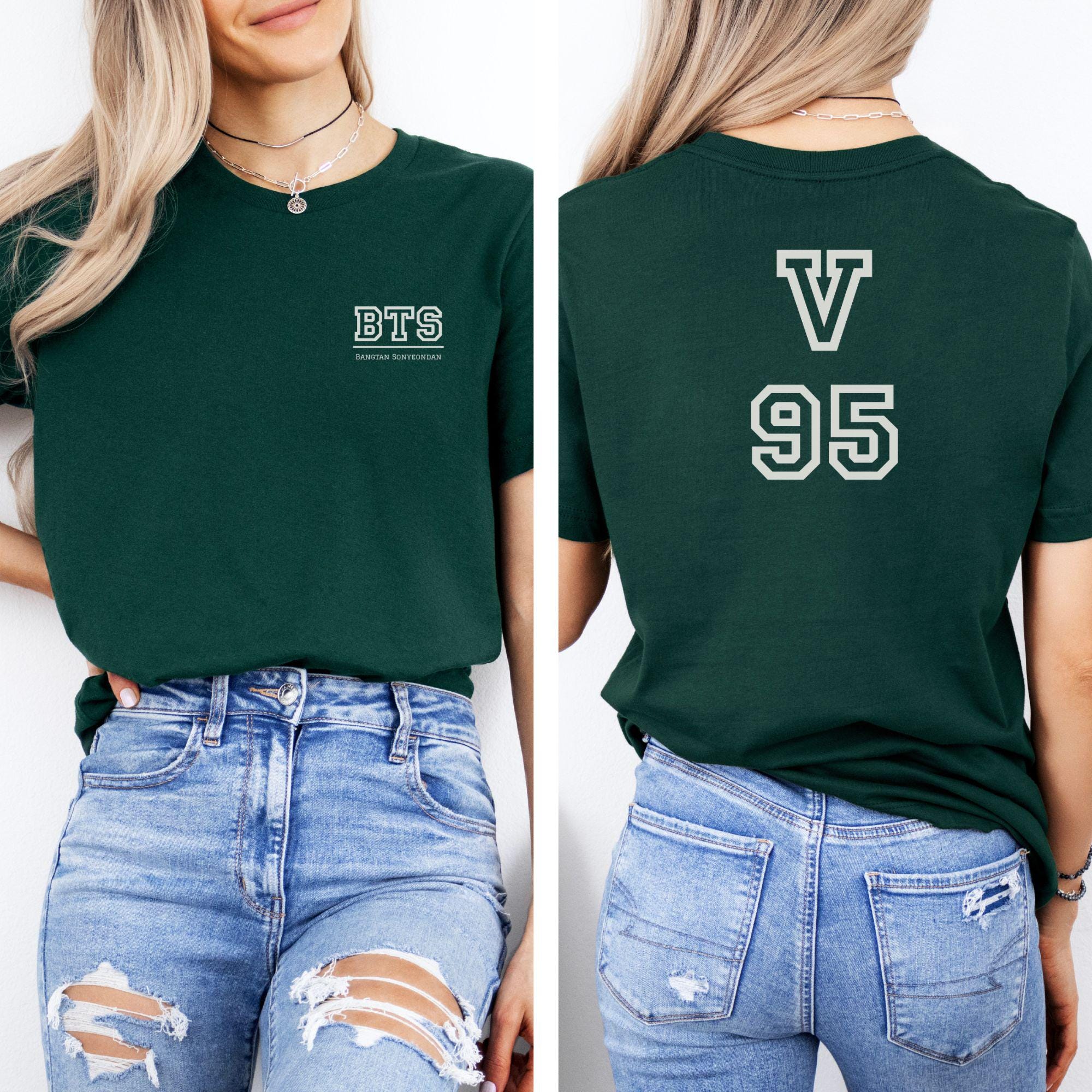 BTS 公式Tシャツ Ｖ Amazon.com: Dolpind Kpop Shirt Love Yourself Jersey Jimin