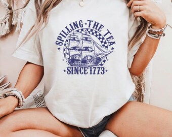 T-Shirt: Lustiges Boston Tea Party Tee