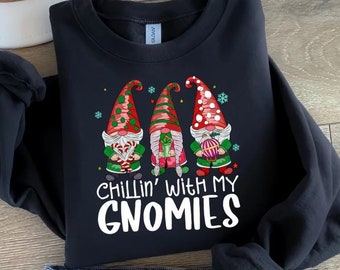 Gnomies Christmas Sweatshirt: Family Holiday Shirt