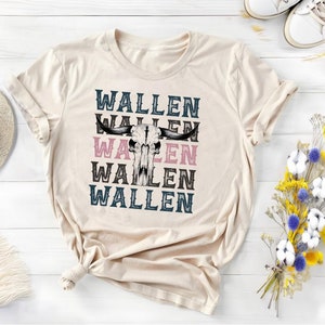 Floral Country Music T-Shirt: Cowgirl Concert Tee, Rock Graphic Design