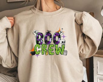 The Boo Crew Halloween Matching Shirt: Family Party Tee