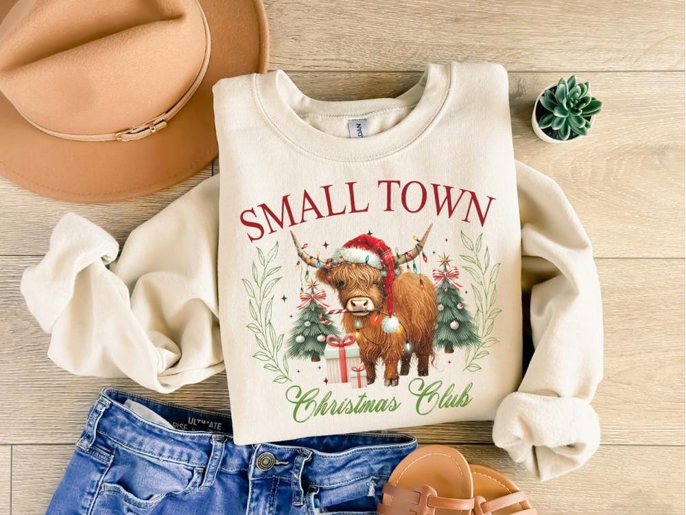 Small Town Christmas Shirt, Christmas Sweatshirt, Christmas Hoodie , Christmas One Piece, Christmas Tee, Christmas Family Shirt Onlytee