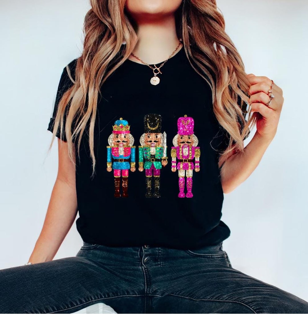 Nutcracker Sweatshirt, Christmas Nutcracker Shirt, Christmas Gift, Faux