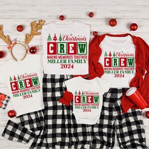 Christmas Crew 2024 , Family Christmas Crew , Family Christmas tee, ,Family Christmas Tee,  Christmas Pajamas, Xmas Party, Christmas 2024,