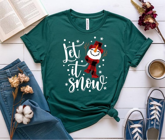 Let It Snow Sweatshirt, Christmas Crewneck, Holiday Sweater