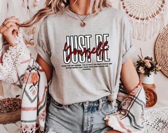 Sei du selbst Sweatshirt, Inspiration Zitat Rundhalsausschnitt, Motivations Shirt, psychische Gesundheit, Selbstliebe Pullover, positive Botschaft Geschenk