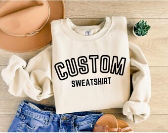 Sudadera Personalizada, Sudadera con Texto, Sudadera Custom, Frase Personalizada, Camisa Personalizada, Sudaderas Familia, Regalo Original