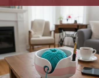 The Ultimate Crochet Yarn Bowl with Storage Slots (Digital file STL)