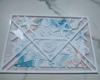 Beach Wedding Envelope ( 2 versions)DIGITAL STL FILE Only