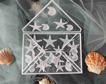 Beach Wedding Envelope ( 2 versions)DIGITAL STL FILE Only