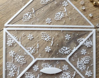 Christmas Pinecone Envelope STL