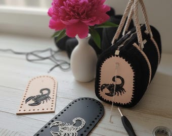 Scorpion Side Panel STL File for Crochet Boston Bag