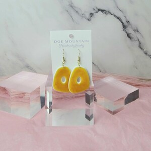 Yellow Dangle Earrings