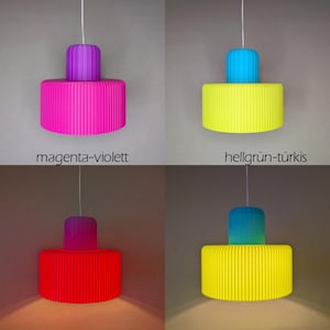 COLOR POP Lampenschirm für Stern A1e (13 cm) | viele Farbkombinationen afbeelding 6