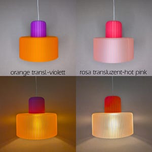 COLOR POP Lampenschirm für Stern A1e (13 cm) | viele Farbkombinationen afbeelding 3