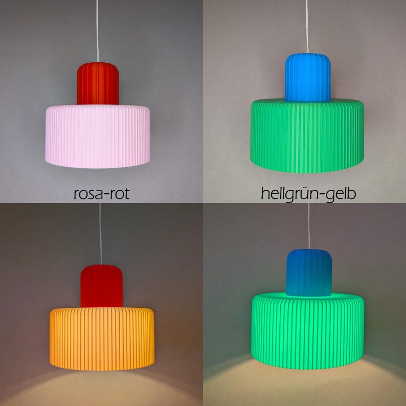 COLOR POP Lampenschirm für Stern A1e (13 cm) | viele Farbkombinationen afbeelding 8