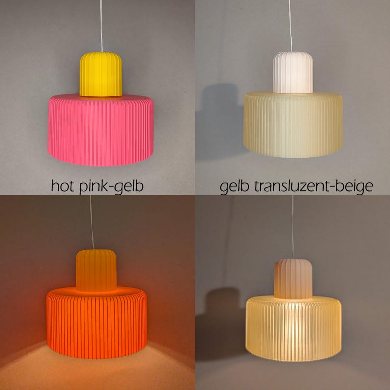 COLOR POP Lampenschirm für Stern A1e (13 cm) | viele Farbkombinationen afbeelding 4