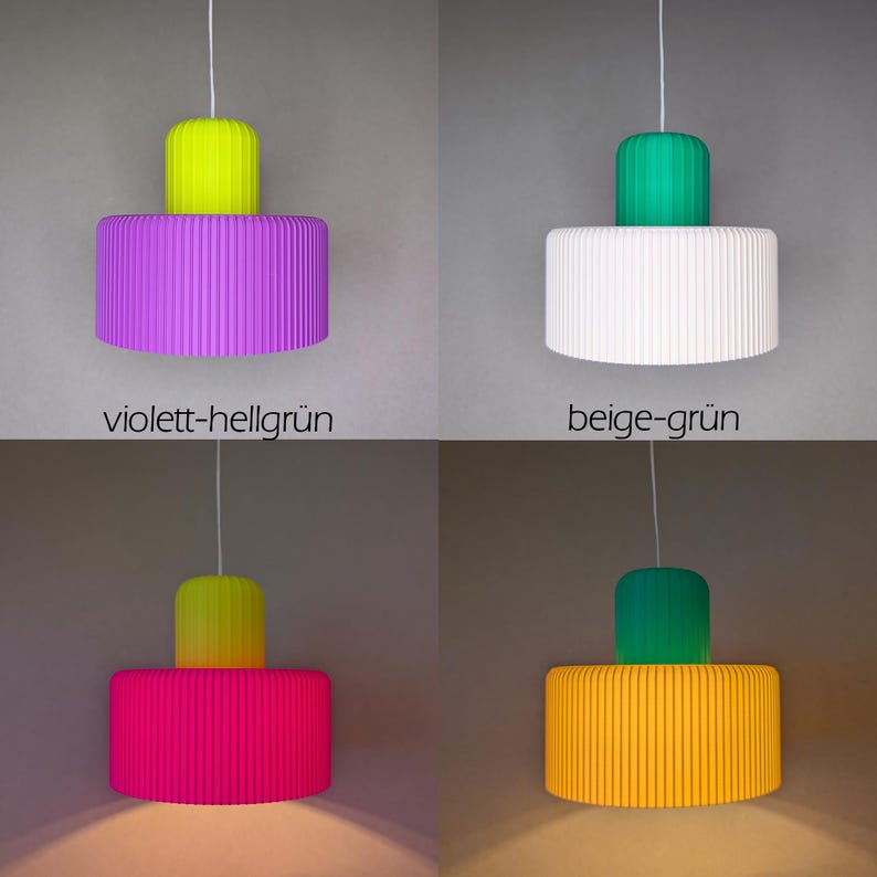 COLOR POP Lampenschirm für Stern A1e (13 cm) | viele Farbkombinationen afbeelding 7