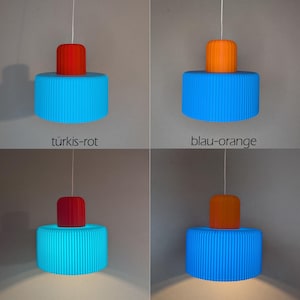 COLOR POP Lampenschirm für Stern A1e (13 cm) | viele Farbkombinationen afbeelding 5