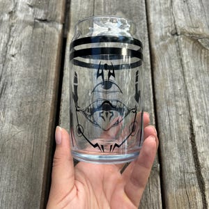 Vessel of Sukuna Cup 16oz 20oz Trendy Anime JJK Inspired Glass Cup Custom Anime Character Cup