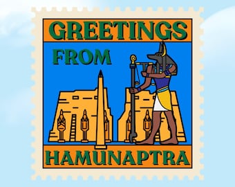 The Mummy Sticker OConnell Tours The Mummy 1999 Movie Inspired Egypt Themed Waterproof Sticker of Hamunaptra City of the Dead Stamp