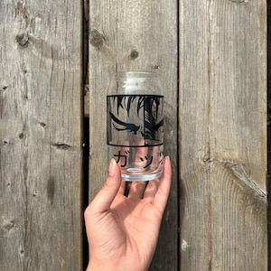 GUTS Berserk Cup 16oz 20oz Trendy Anime Inspired Glass Tumbler Custom Anime Panel Cup