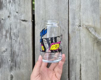 Demon Slayer Akaza Glass Cup Demon Slayer Infinity Castle Anime Movie Gift Kimetsu No Yaiba 16oz 20oz Custom Glass Cup