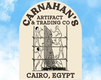 The Mummy Sticker Carnahan’s Artifacts The Mummy 1999 Movie Jonathan Carnahan Inspired Egyptian Treasure Trendy Waterproof Sticker