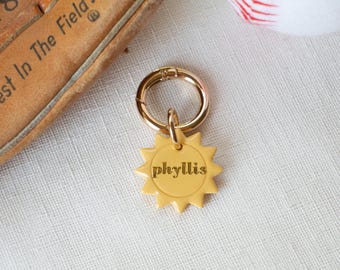 Rays Tag - Baseball/Summer Sun Pet ID Tag