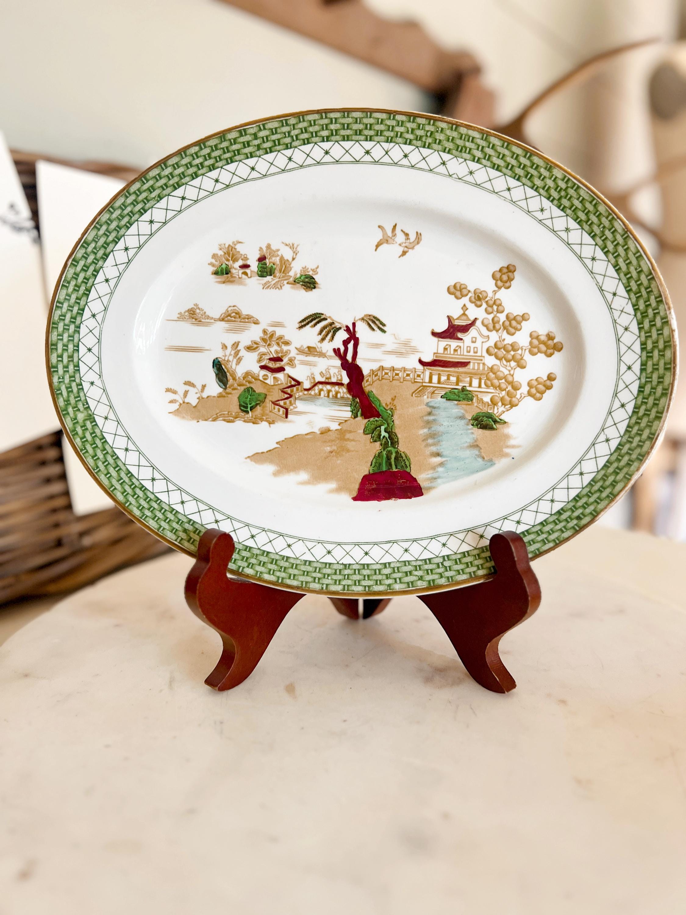Colorful Antique Plates - Etsy